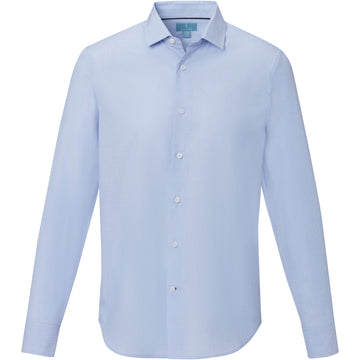 Camicia a maniche lunghe da uomo in tessuto biologico certificato GOTS Cuprite