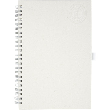 Blocco note a spirale Dairy Dream in formato A5 realizzato con cartoni del latte riciclati