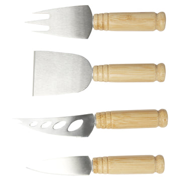 Set per formaggio Cheds da 4 pezzi in bambù