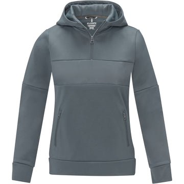 Felpa anorak con cappuccio da donna a mezza zip Sayan