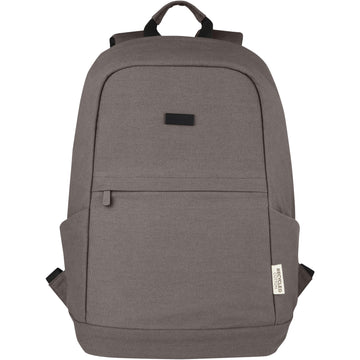 Zaino antifurto per portatile da 15,6" in canvas riciclato certificato GRS Joey - 18L